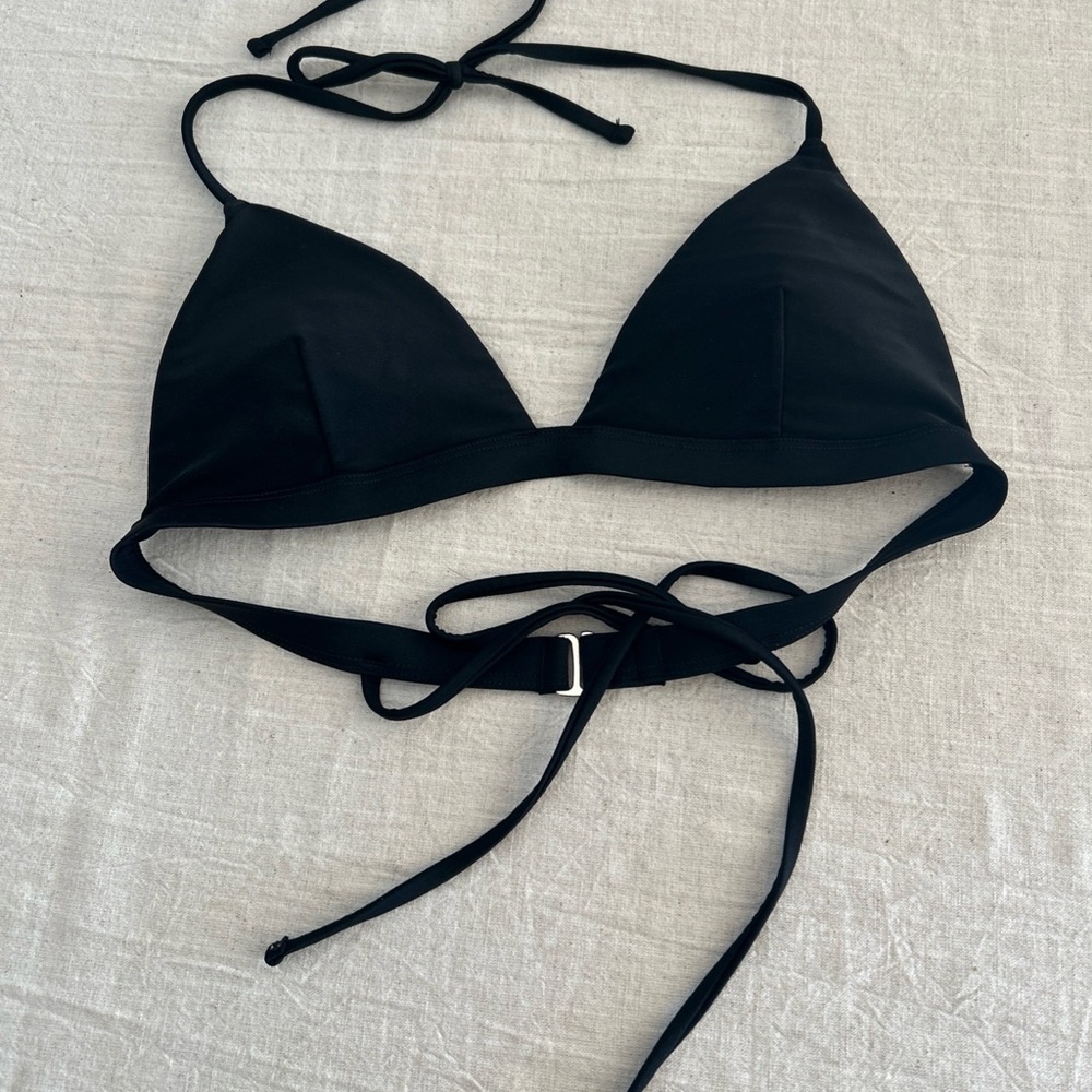 Hollister Black Bikini Top Sz M